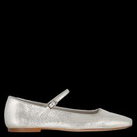 Augusta - Ballerines en cuir métallisé - Taille 41 - Argent