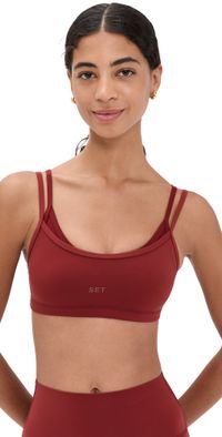 SET Airluxe Breathe Layered Move Bra Snapper S