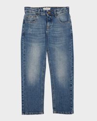 Boy's Journey Medium Stone Wash Stretch Jeans, Size 4-10