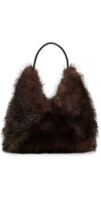 A. L.C. Sia Faux Fur Bag Mink One Size
