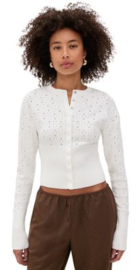 Lioness Head In The Clouds Cardigan Cream XS