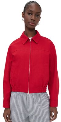 DUNST Collared Blouson Jacket Red XL