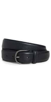 Anderson's Textured Leather Belt Black N1 34
