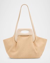 Dhea Vegan Fabric Top-Handle Bag