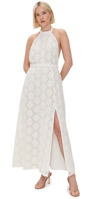 SUNDRESS Sauvane Dress Eyelet Flowers White XS