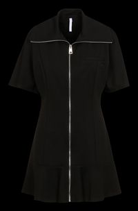 Imperial - Robe courte zippée - Taille L - Noir