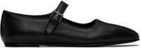 The Row Black Ava Ballerina Flats