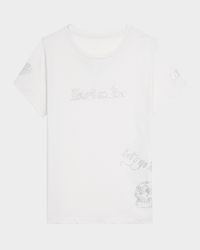 Alys Strass Hearts on Fire T-Shirt