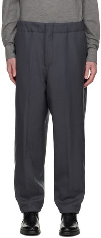 ZEGNA Pantalon rembourré gris