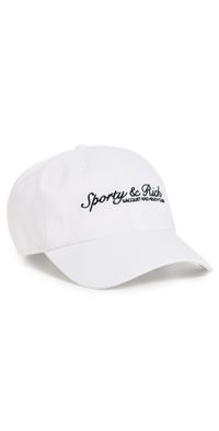 Sporty & Rich Syracuse Hat White One Size