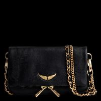 Zadig&voltaire - Pochette de soirée en cuir - Taille Unique - Noir