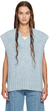 Maison Margiela Blue Extended Vest