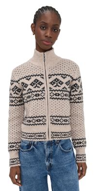 Z Supply Bismarck Zip Cardigan Smoked Heather L