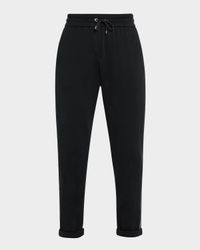 Monili Trim Wide-Leg Sweatpants