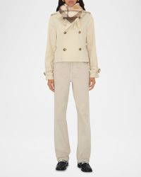 Watercolor Check-Print Silk Scarf