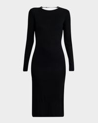 Telina Knit Open-Back Midi Dress
