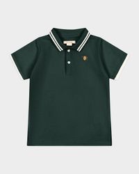 Boy's Florian Embroidered Polo Shirt, Size 9M-10