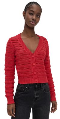 Z Supply Romance Cardigan Cherry M