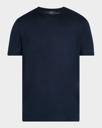 Men's Solid Cotton Crewneck T-Shirt