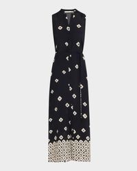 Kirkley Button-Front Midi Dress