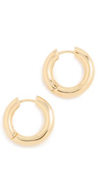 Gorjana Lou Hoops Gold One Size