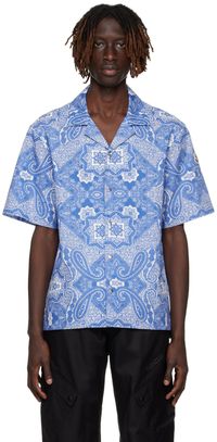 Moncler Blue Camicia Shirt