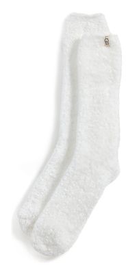 UGG Leda Cozy Socks White One Size