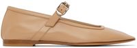 Le Monde Beryl Beige Ballet Mary Jane Ballerina Flats