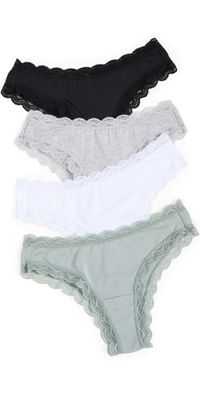 Stripe & Stare Basic Brazilian 4 Pack Box Multi 2X