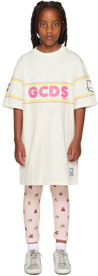 GCDS Kids Kids Off-White Hello Kitty Edition Dress