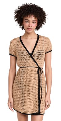 STAUD Spritz Dress Natural L