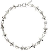 Justine Clenquet Silver Gregg Necklace