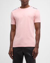 Men's T-Shirt with Shoulder Taping