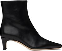 Staud Black Wally Ankle Boots