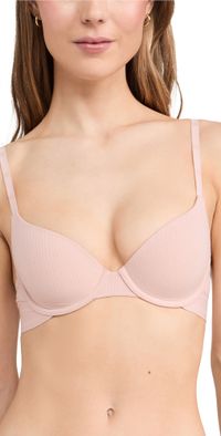 Wolford Lightly Lined Demi Bra Rose Powder 38B
