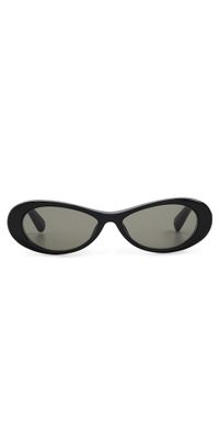 Jacquemus Nuvola Sunglasses Black/Silver/Navy One Size