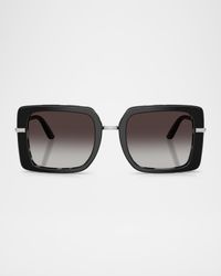 DG4491 Square Acetate Sunglasses