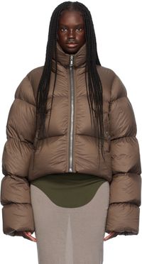 Rick Owens Blouson Turtle brun rembourré en duvet - Porterville