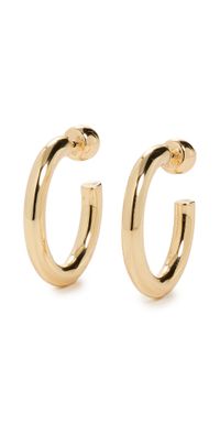 Gorjana Carter Small Hoops Gold One Size