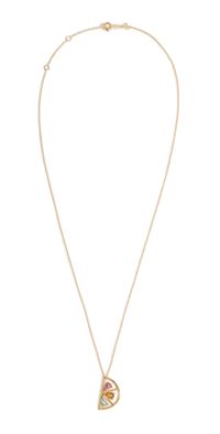 ALIITA Media Naranja Trio Necklace Yellow Gold One Size