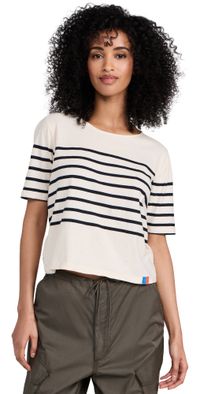 KULE Baja Tee Cream/Navy L