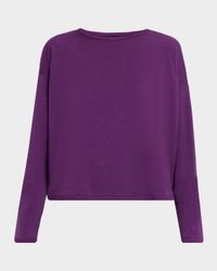 Boxy Crewneck Terry Pullover