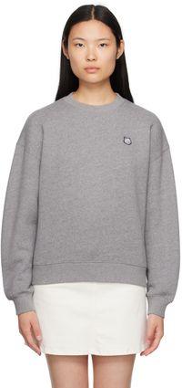 Maison Kitsuné Gray Bold Fox Head Sweatshirt