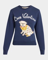 Embroidered Cotton Jersey Sweatshirt