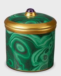Malachite Candle