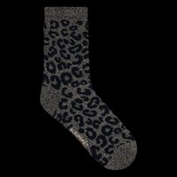 Bleuforet - Chaussettes à motif léopard - Taille 36/40 - Doré