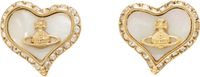 Vivienne Westwood Gold & White Petra Earrings