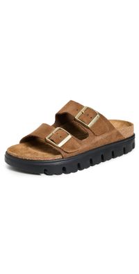 Birkenstock Arizona Chunky Sandals Dark Tea 41