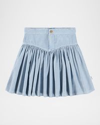 Girl's Birdie Pleated Mini Skirt, Size 7-14