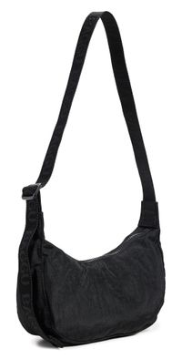 BAGGU Small Nylon Crescent Bag Black One Size